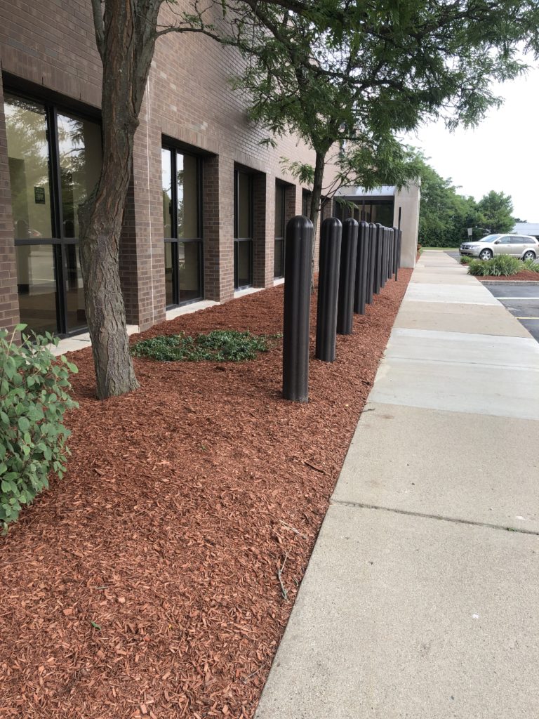 Commercial Ann Arbor Client Mulch Installation 2019